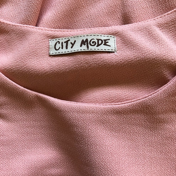 Pink and Black contrast A Line Dress Size: S - Picture 7 of 7